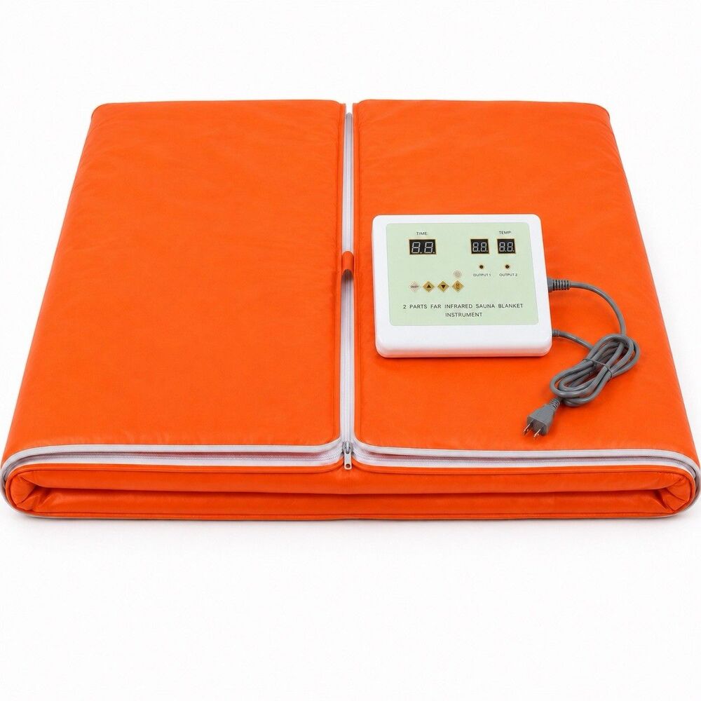 SunSilk Far Infrared Sauna Blanket 78x36 Orange 650W New Open Box